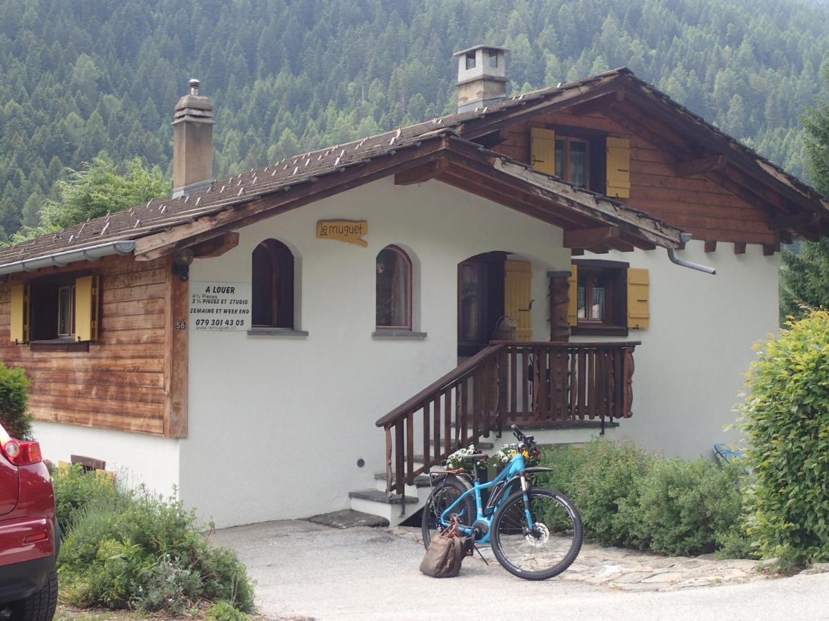 Willa Chalet Le Muguet Ovronnaz Zewnętrze zdjęcie